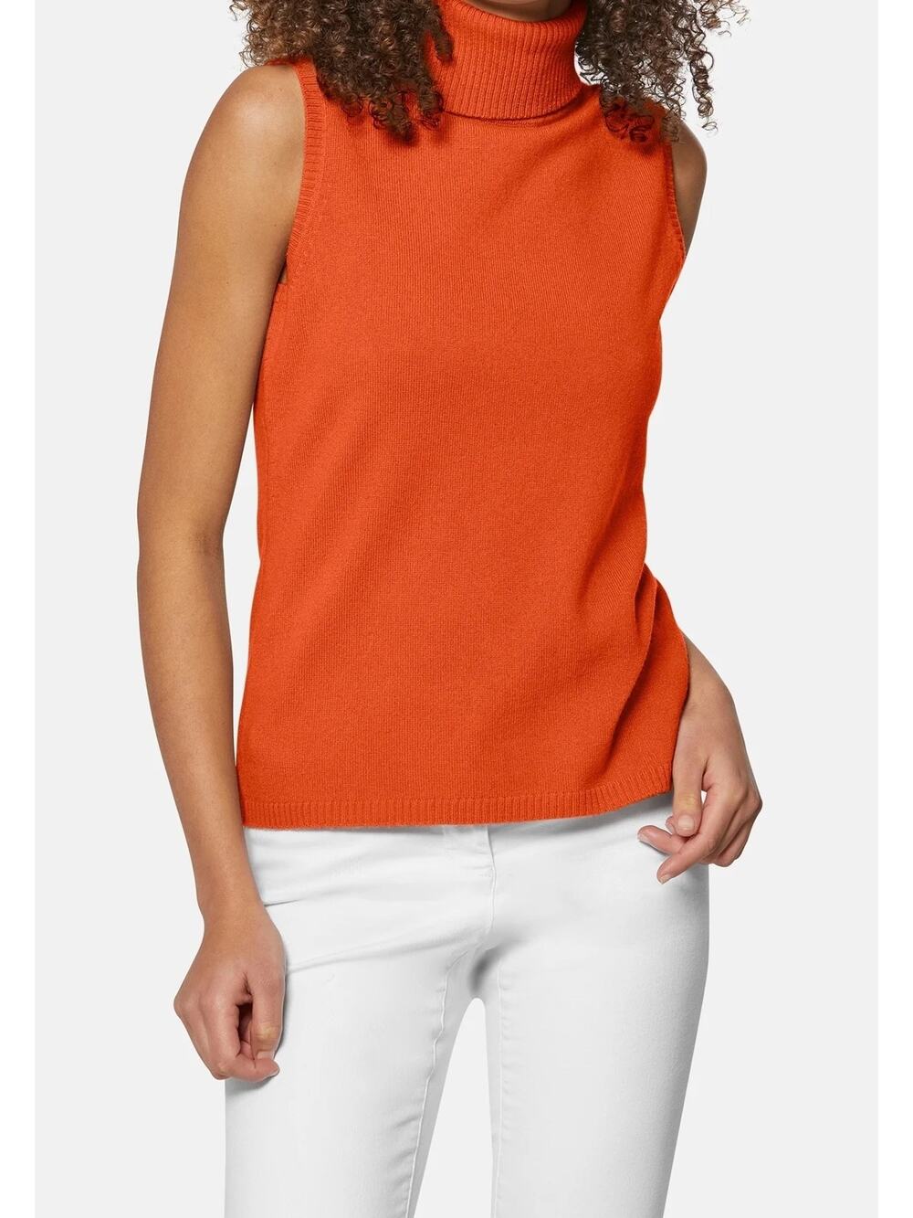 MADELEINE Sleeveless turtleneck jumper